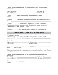 Short-Form Domestic Relations Affidavit - Kansas, Page 3