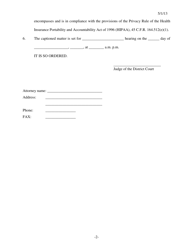 Form 113 Order Appointing Attorney for Child - Kansas, Page 2