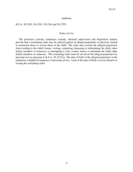 Form 134 Restraining Order - Kansas, Page 3