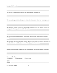Form 169 Permanency Plan - Kansas, Page 2