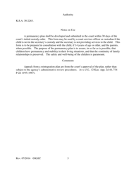 Form 169 Permanency Plan - Kansas, Page 3
