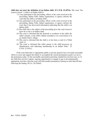 Form 188.4 Permanency Hearing Order Post-termination Based on the Citizen Review Board Hearing for Another Planned Permanent Living Arrangement - Kansas, Page 5