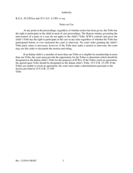 Form 212 Indian Child Welfare Act Order Granting Motion to Intervene - Kansas, Page 2