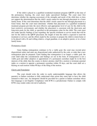 Form 219.5 Indian Child Welfare Act Qualified Residential Treatment Program Placement Permanency Hearing Journal Entry and Order - Kansas, Page 12