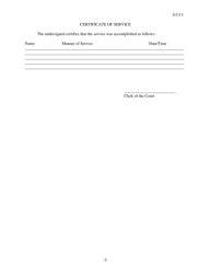 Form 323 Order for Hearing to Determine Competency and Order for Examination - Kansas, Page 2