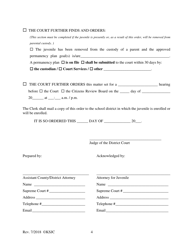 Form 341 Journal Entry of Adjudication and Presentence Order - Kansas, Page 4
