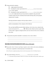 Form 350 Sentencing Order - Kansas, Page 5