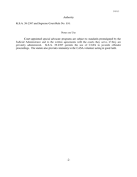 Form 304 Oath of Court Appointed Special Advocate (Casa) - Kansas, Page 2
