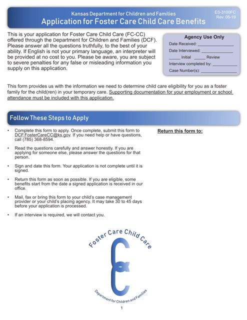 Form ES-3100FC  Printable Pdf
