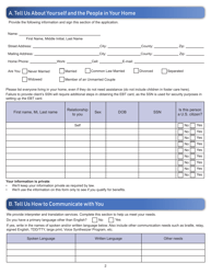 Form ES-3100FC Application for Foster Care Child Care Benefits - Kansas, Page 2