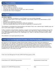 Form ES-3100FC Application for Foster Care Child Care Benefits - Kansas, Page 7