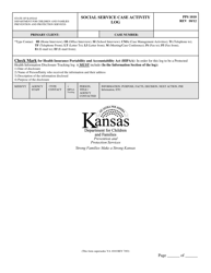 Form PPS1010 social Services Case Activity Log - Kansas, Page 3