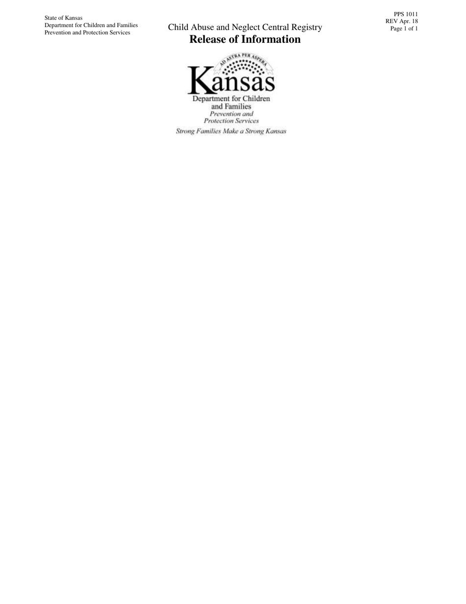 Form PPS1011 Central Registry Release of Information - Kansas, Page 2