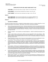 Document preview: Instructions for Form PPS2003 Family Based Safety Plan - Kansas