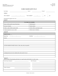 Document preview: Form PPS2003 Family Based Safety Plan - Kansas