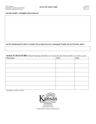 Form PPS2007 Plan of Safe Care - Kansas, Page 2