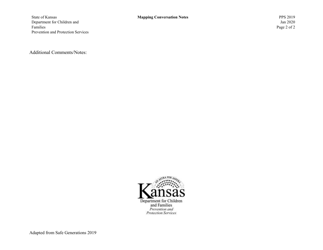 Form PPS2019 Mapping Conversation Notes - Kansas, Page 2