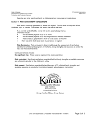 Instructions for Form PPS2030D Risk Assessment - Kansas, Page 2