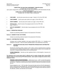 Document preview: Instructions for Form PPS2030E Family in Need of Assessment Pregnant Woman Using Substances - Kansas
