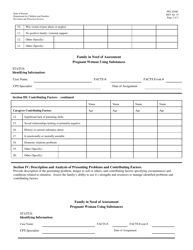 Form PPS2030E Family in Need of Assessment Pregnant Woman Using Substances - Kansas, Page 2