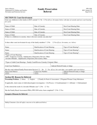 Form PPS4200 Family Preservation Referral - Kansas, Page 2