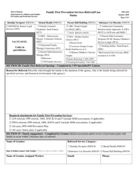 Form PPS4310 Family First Prevention Services Referral/Case Status - Kansas, Page 2