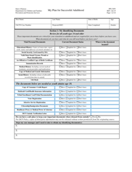 Form PPS3059 My Plan for Successful Adulthood - Kansas