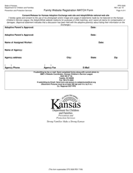 Form PPS5320 Family Website Registration Match Form - Kansas, Page 4