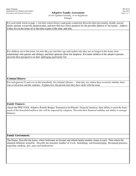 Form PPS5318 Adoptive Family Assessment - Kansas, Page 3