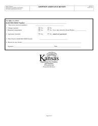 Form PPS6135 Adoption Assistance Review - Kansas, Page 3