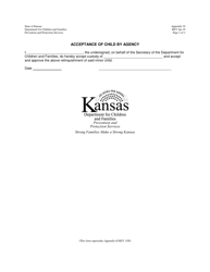 Appendix 5J Relinquishment of Minor Child to Agency - Kansas, Page 3