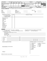Form FCL053 Medical Record for Children in 24 Hour Care Facilities - Kansas, Page 2