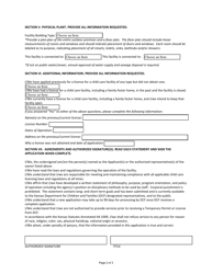 Form FCL051 Application for License to Operate a Residential Facility for Children and Youth - Kansas, Page 2