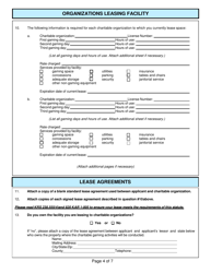 Form CG-4 Facility License Application - Kentucky, Page 4