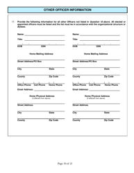 Form CG-1 Charitable Organization License Application - Kentucky, Page 10