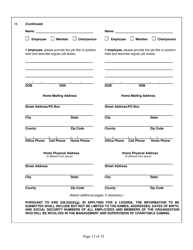 Form CG-1 Charitable Organization License Application - Kentucky, Page 13