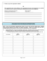 Form CG-1 Charitable Organization License Application - Kentucky, Page 3
