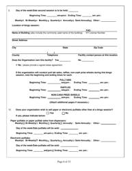 Form CG-1 Charitable Organization License Application - Kentucky, Page 6