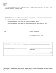 Form AOC-700A &quot;Verified Petition for 60/360 Day Involuntary Treatment (Substance Use Disorder)&quot; - Kentucky, Page 2