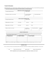 Form DRC-6 Application for Registration of Radiation Source - Louisiana, Page 3