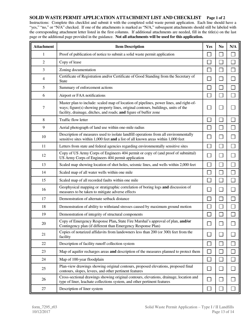 Form 7295 - Fill Out, Sign Online and Download Printable PDF, Louisiana ...