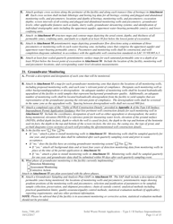 Form 7300 Solid Waste Permit Application - Type I / Type II Surface Impoundments - Louisiana, Page 11