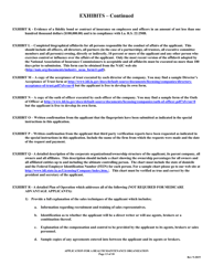 Application for Health Maintenance Organization License in Louisiana - Louisiana, Page 13