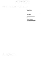 Incumbent Worker Training Program Social Services Contract - Louisiana, Page 11