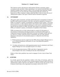 Sample Enclosure 2 Contract for Professional Services - Louisiana, Page 5