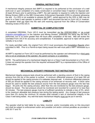 Form UIC-5 Class II Well Integrity Test Affidavit - Louisiana, Page 2