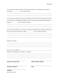 Form DPSSP6703 Medical Summary Form - Louisiana, Page 3