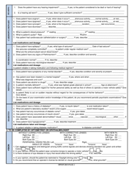Form DPSMV2015 Medical/Vision Examination Form - Louisiana, Page 2