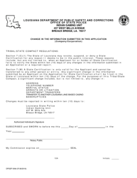 Form DPSSP0094 Part A Corporate State Certification Application - Gaming and Non-gaming Suppliers - Louisiana, Page 12