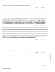 Form DPSSP0094 Part A Corporate State Certification Application - Gaming and Non-gaming Suppliers - Louisiana, Page 5